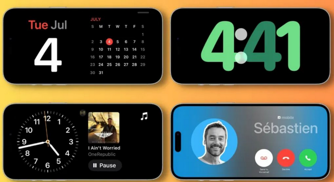 介休苹果手机维修分享iOS17横屏充电待机显示有什么好处 