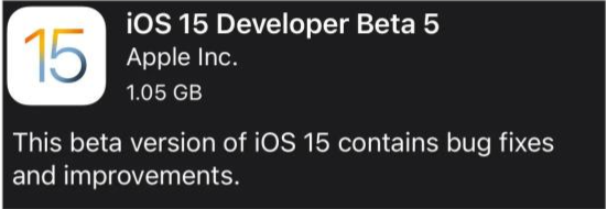 介休苹果手机维修分享如何升级到iOS15.0 beta5 